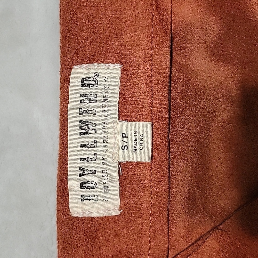 Idyllwind Rust Asymmetrical Ruffled Mini Skirt - Picture 4 of 6